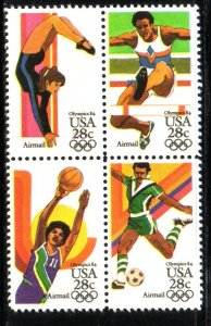 US#C101-C104  28c Summer Olympics 1984 (MNH) CV $4.25