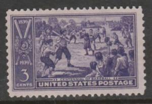 U.S. Scott #855 Baseball Stamp - Mint NH Single