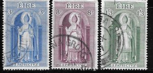 Ireland 179-181: Saint Patrick, used, VF