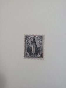 Stamps French Guinea Scott #J5 h