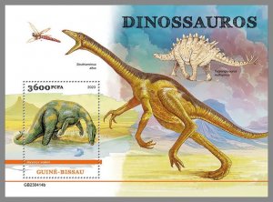 GUINEA-BISSAU 2023 MNH Dinosaurs S/S #414b