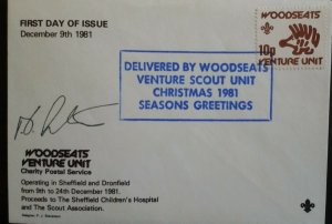 GB 1981 QEII Sheffield Woodseats Venture Scout Post Christmas Post  