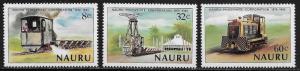 Nauru Scott #'s 214 - 216 MNH
