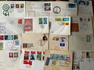 German Democratic Republic 48 vintage  postal stamps covers items Ref A592