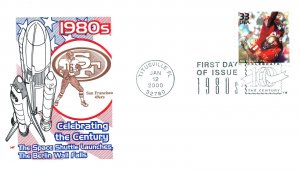 US FIRST DAY COVERS CELEBRATING THE CENTURY 1980s SET OF 6 HOUSE OF FARNHAM PCS