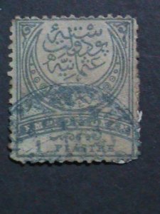 ​TURKEY-1884 SC#69 138 YEARS OLD OTTOMAN EMPIRE USED- STAMP-FINE