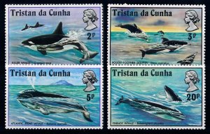 [64667] Tristan Da Cunha 1975 Marine life whales orca dolphins  MLH