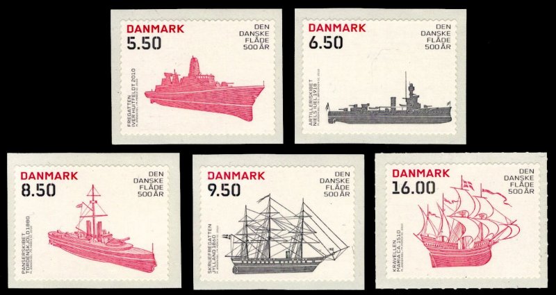 Denmark 2010 Scott #1485-1489 Mint Never Hinged