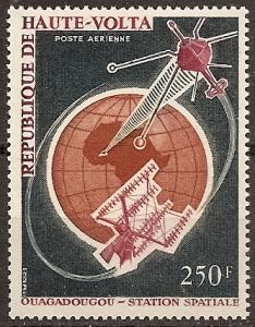 Burkina Faso (Upper Volta) C29 MNH 1966 FR-1 Space Satelite