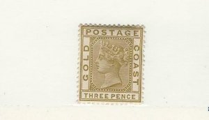 Gold Coast, Postage Stamp, #16 WMK2 Mint Hinged, 1889, JFZ