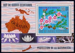 [67170] Equatorial Guinea 1976 Flora flowers blumen fleur Souvenir sheet MNH