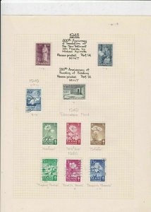 Finland 1948 Stamps on album page Ref 15137