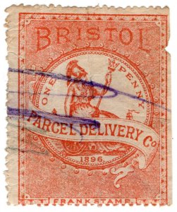 (I.B) Cinderella : Private Carrier - Bristol Parcel Delivery Company 1d (1896) 