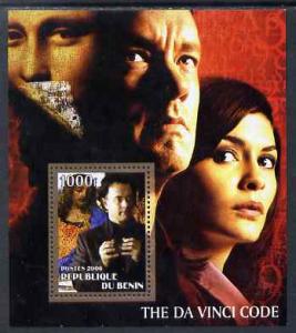 BENIN SHEET DA VINCI CODE ACTORS CINEMA