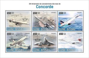 2024/02- GUINEA BISSAU- CONCORDE              6V    MNH **