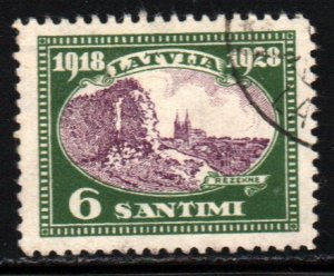 Latvia #158     used