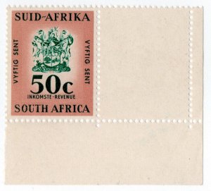 (I.B) South Africa Revenue : Duty Stamp 50c (language error)