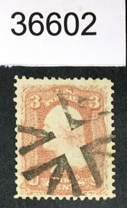 US STAMPS # 65 USED FANCY VF CAT. $ LOT #36602