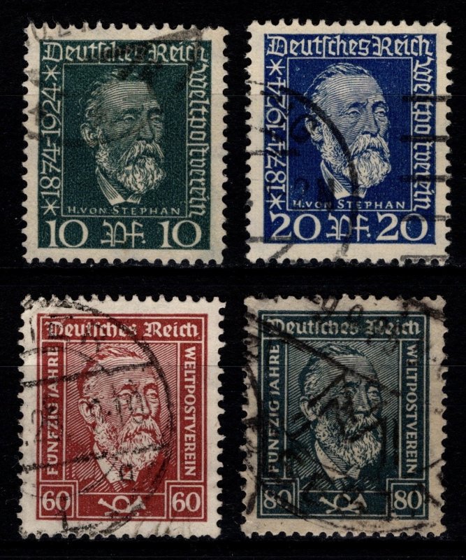 Germany 1924 50th Anniversary of UPU, Set [Used]