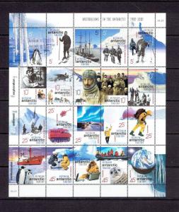 A. A.T. 2001 AUSTRALIANS IN THE ANTARCTIC S/S - SCOTT L117 - MNH