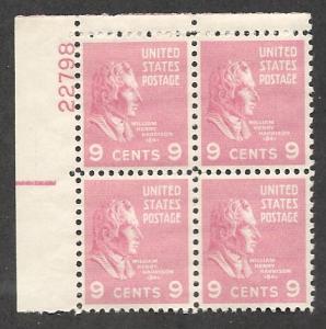 #814  9c William Henry Harrison