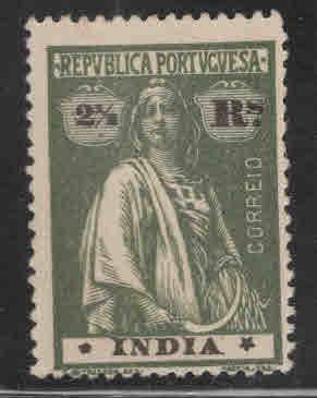 Portuguese India Scott 360 MH* Ceres 1913-1921