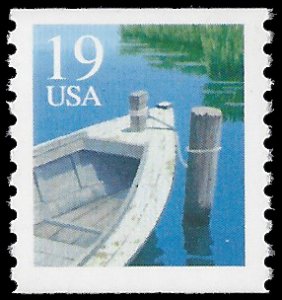 #2529a 19c Fishing Boat Coil Single Ty II 1993 Mint NH