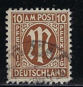 Germany AM Post Scott # 3N7a, used