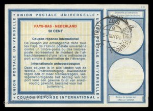 Netherlands International Reply Coupon IRC Post Office USED G99024