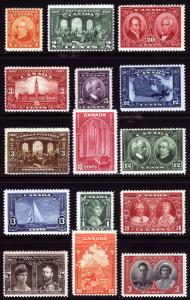 Canada Odds n Ends #96-#E3 1908-35 VF *MLH* Lot 15 items CV $340+