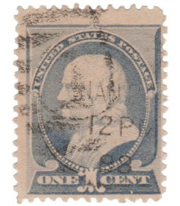 UNITED STATES STAMP 1887 SCOTT # 212. USED HINGED. # 9
