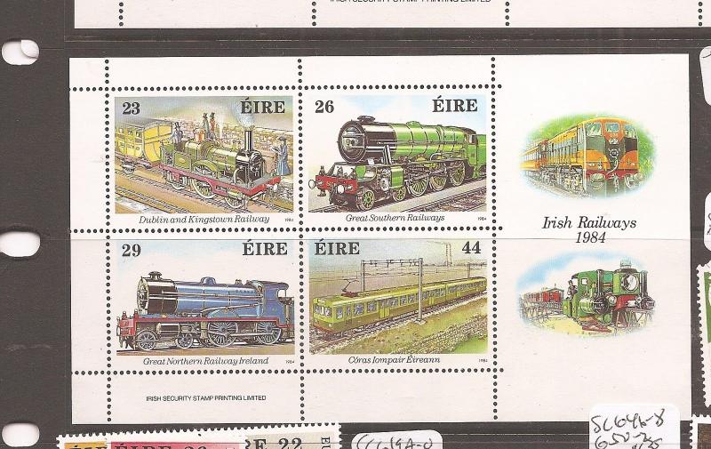 Ireland Trains SC 584a MNH (3-4cei)