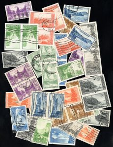 US Stamps # 756-65 Used VF Lot Of 4 Used Sets