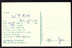 QSL QSO RADIO CARD Hungary/HA 3 KNA/Gemene, (Q1882)