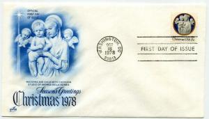 1768, Christmas 1978, Madonna ArtCraft FDC