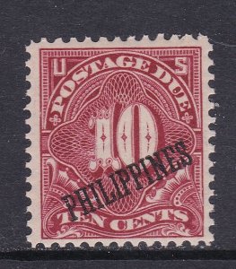 Philippines Scott J4, 1899 10c postage due, VF MNH. Scott $37