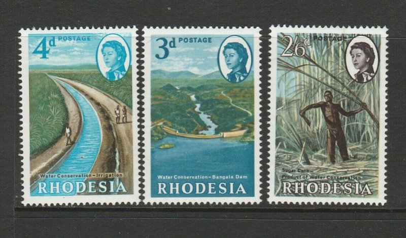 Rhodesia 1965 water Conservation UM/MNH SG 354/6