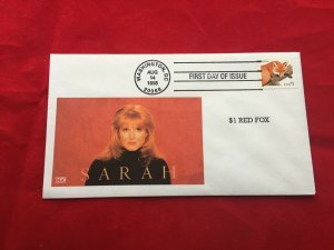 1998 Scott 3036a red fox       First day cover, kolor kover