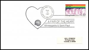 US United Way 1987 Minneapolis,MN Cancel Cover