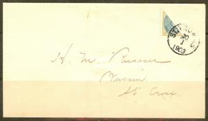 Danish West Indies #18A Extremely Nice!