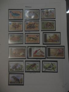 EDW1949SELL : TANZANIA Beautiful collection of VFMNH Topical of Birds & Animals