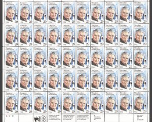 1992 US Scott #2699, 29c Theodore Von Karman full Sheet of 50, MNH