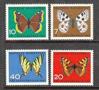 Germany Butterflies B380-3 MNH VF