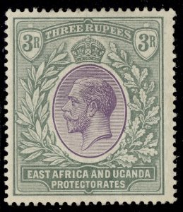 EAST AFRICA and UGANDA GV SG55, 3r violet & green, M MINT. Cat £32.