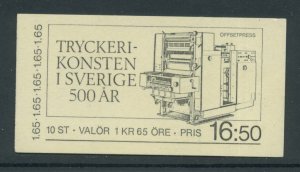 Sweden 1452a MNH Bklt