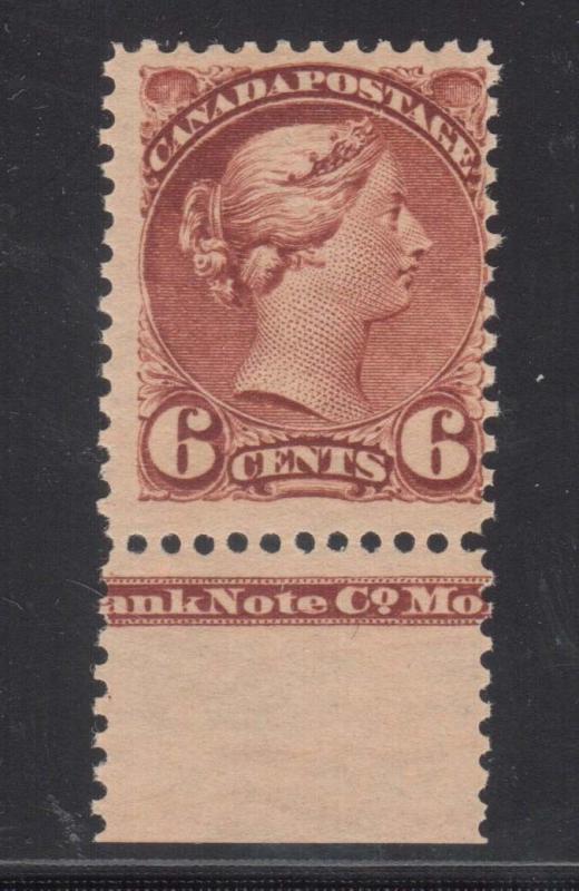 Canada #43 NH Mint Imprint Single