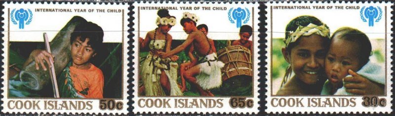 Cook Islands. 1979. 618-20. UNICEF children. MNH.