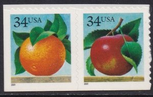 3492a Apple & Orange Pair MNH