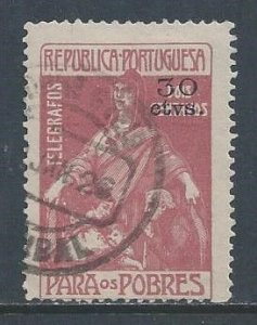 Portugal #RA5A Footnote Used 2c Charity Postal Tax Surcharged