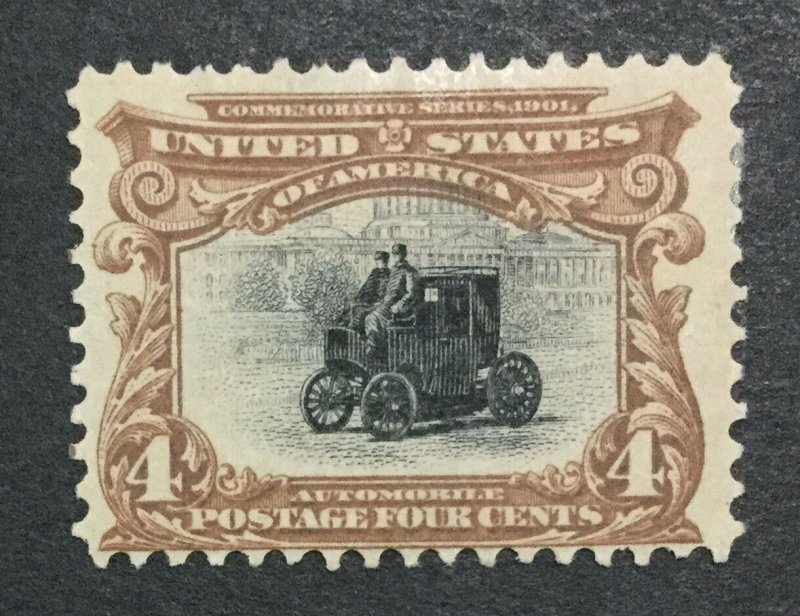 MOMEN: US #296 MINT OG H #31797